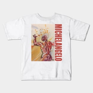MICHELANGELO - Homage To His Figure Drawing Kids T-Shirt